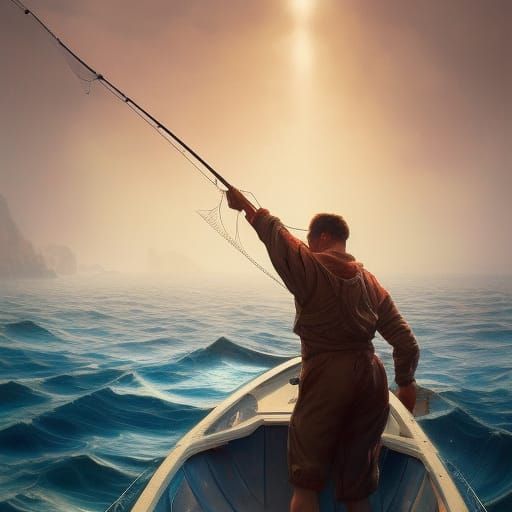 Fisherman Portrait Concept Art in Unreal Engine 5