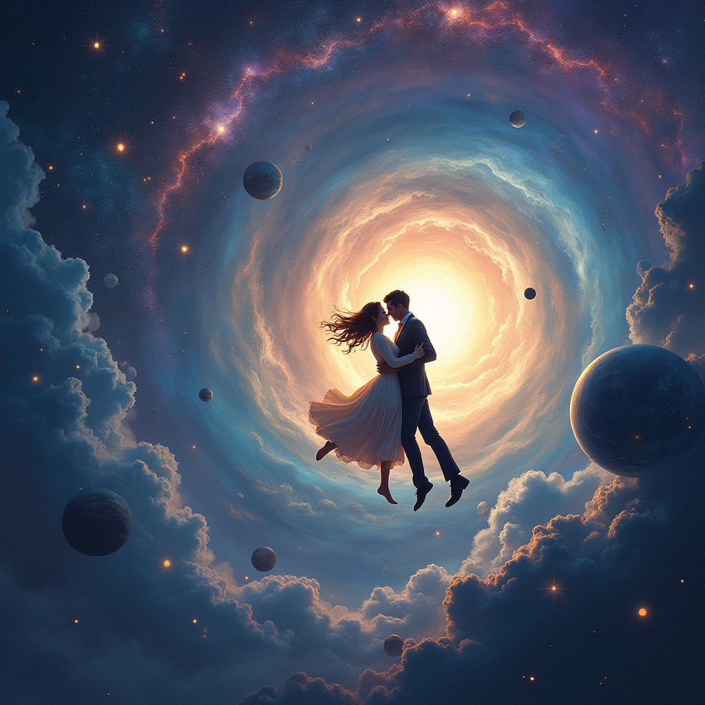 Celestial Dance: Lovers in a Galaxy of Stars