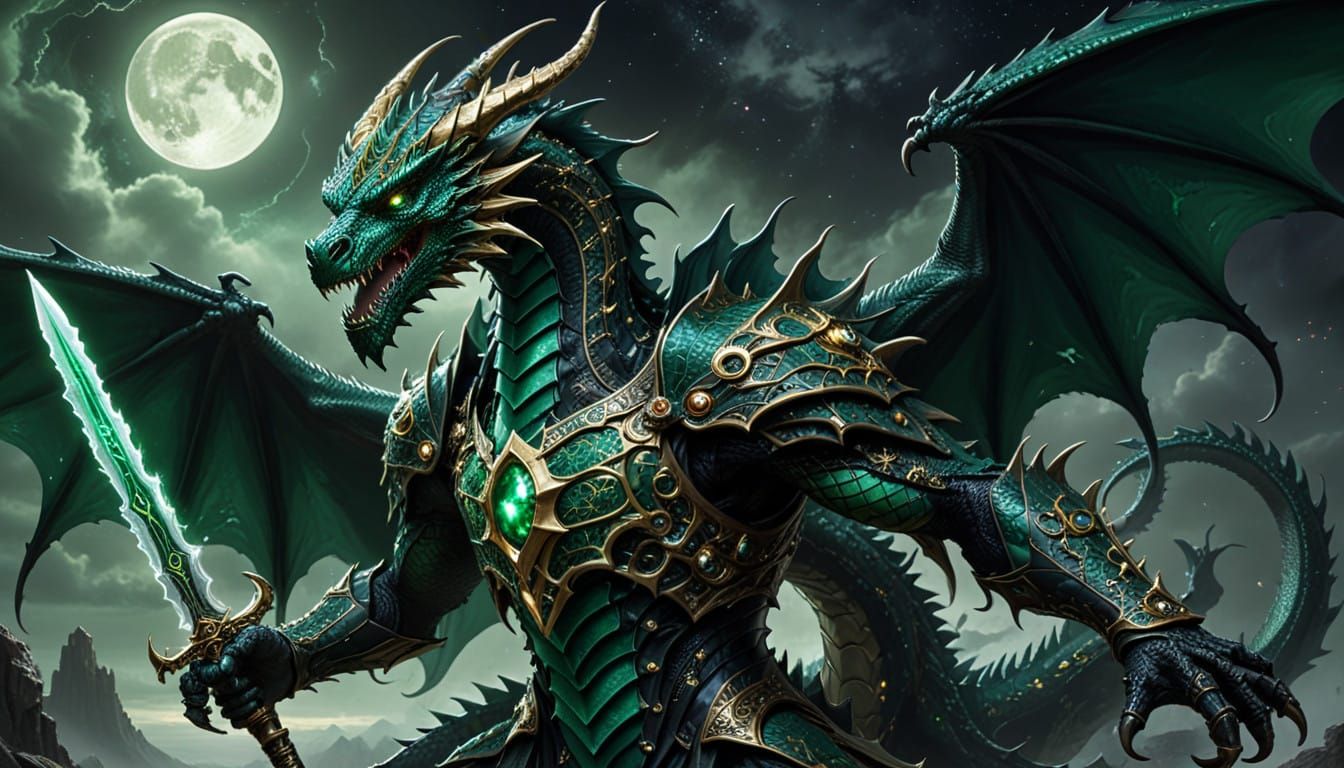 Ethereal Emerald Dragon, Ancient Eldritch Power