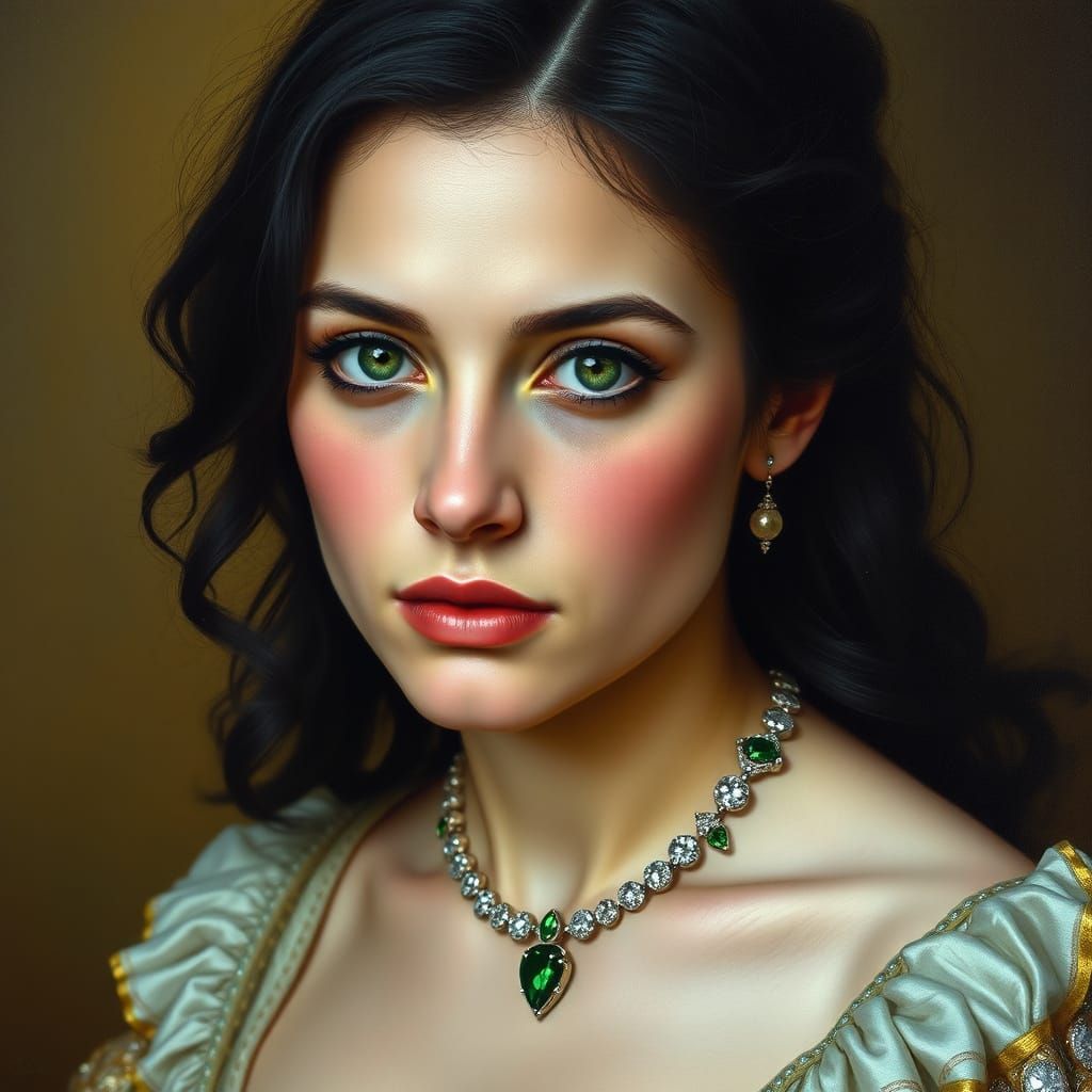 Timeless Elegance in a Royal Portrait