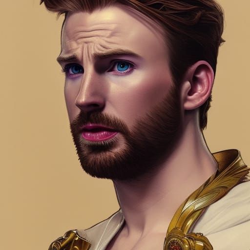 Prince Charming Portrait in Hyperdetailed Style