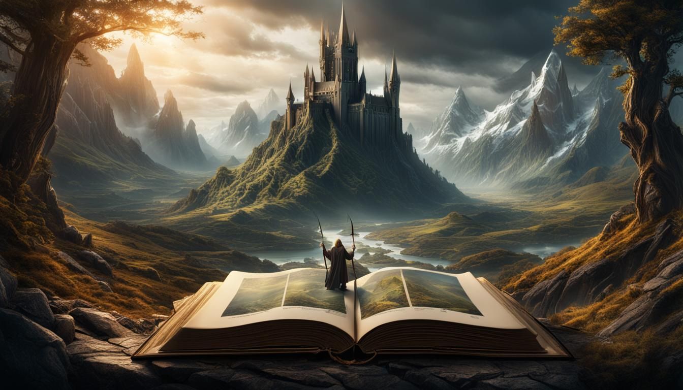 Lord of the Rings: Fantasy Art from an Open Book