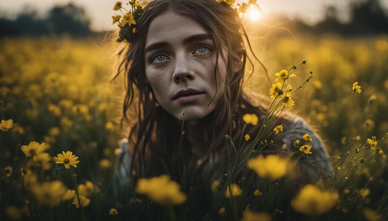 Ethereal Fairy Dances in Sunrise Meadow