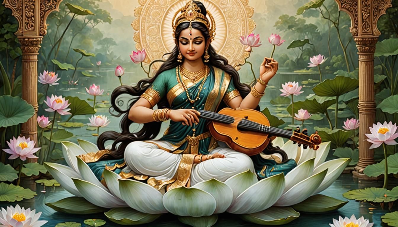Saraswati: Hindu Goddess of Knowledge and Arts