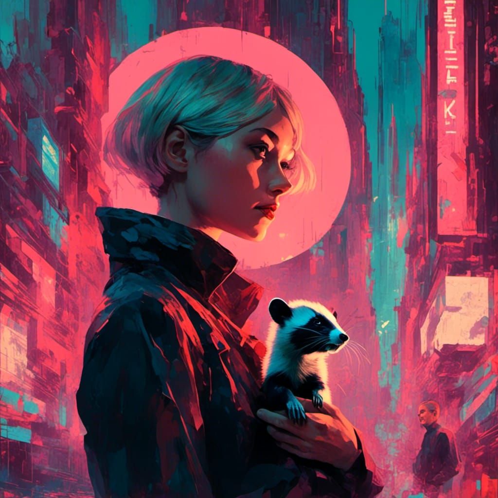 <lora:Berserker Brush:1.0>Cyberpunk Night City Cinematic fil...