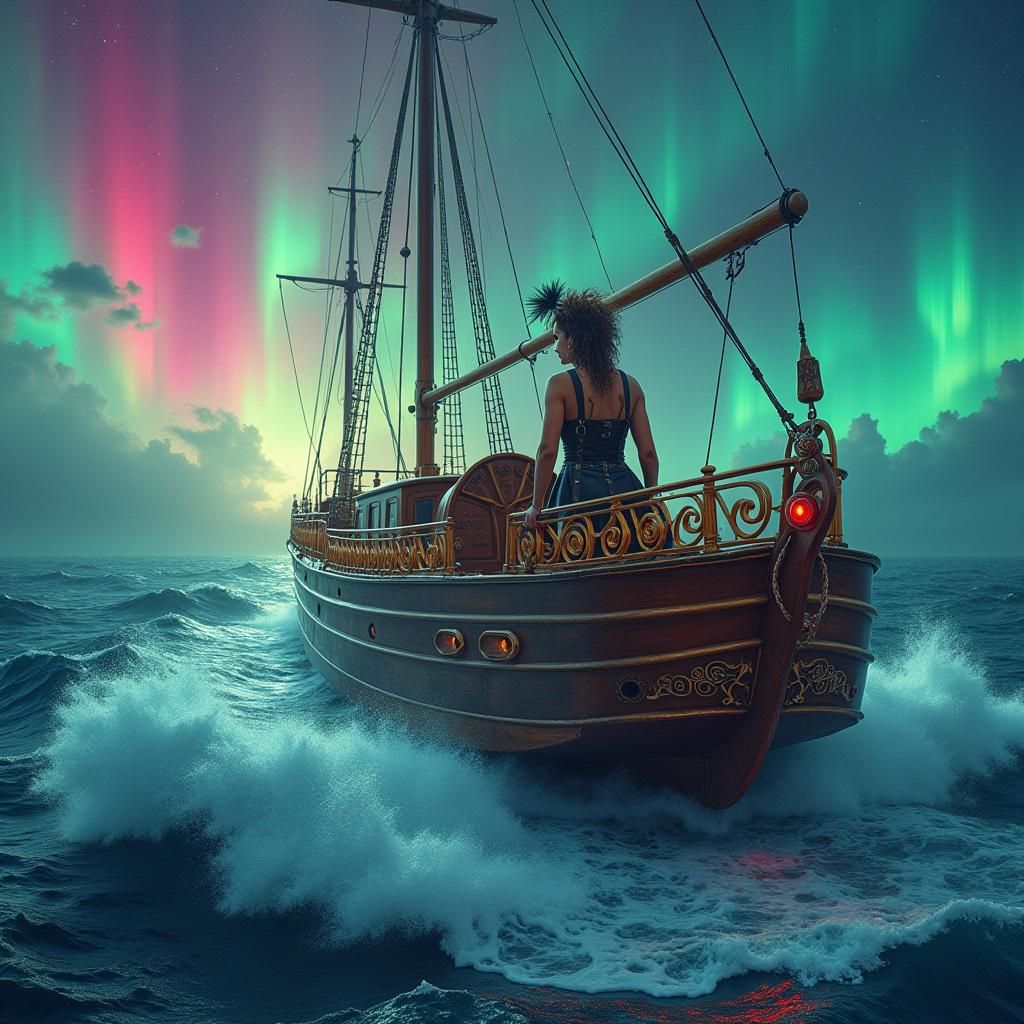 Heroine's Adventure: Yachting Through Aurora Borealis