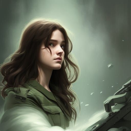 Teenage Girl Portrait with Dynamic Lighting