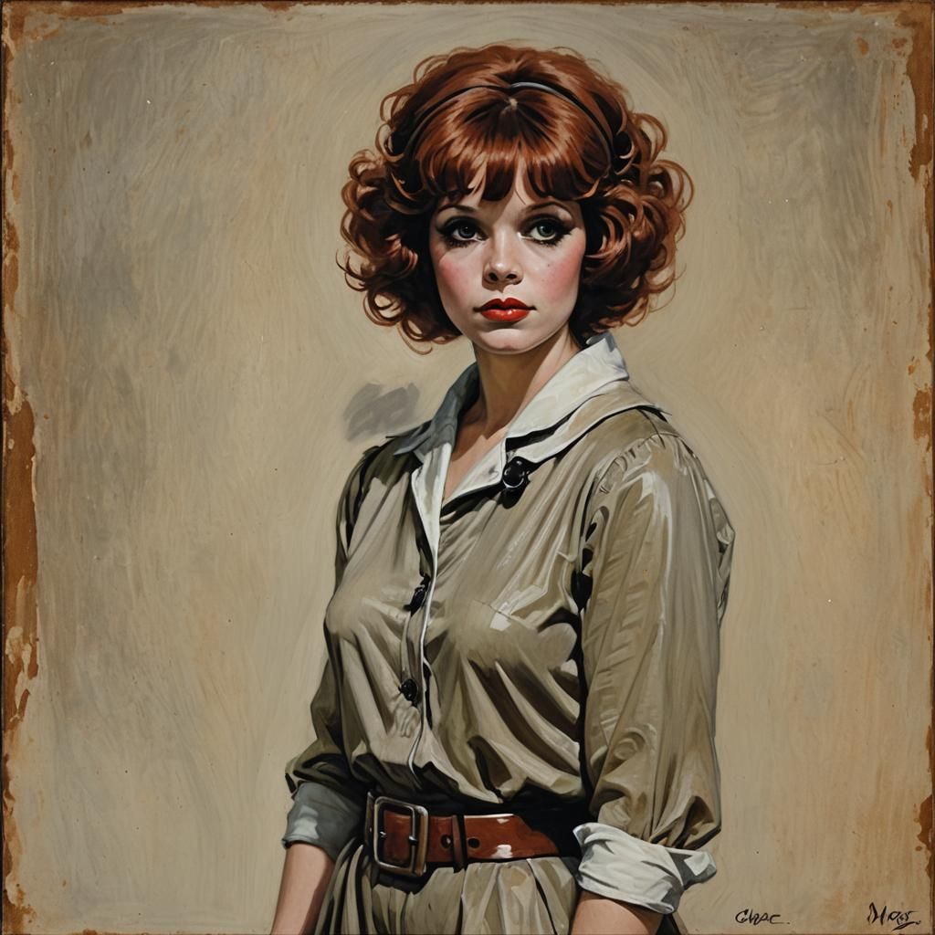 Clara Bow as MAD Magazine Cover Art