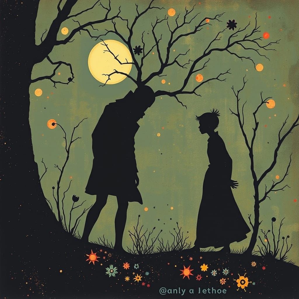 Chaotic Urban Argument in a Dark, Gritty Style