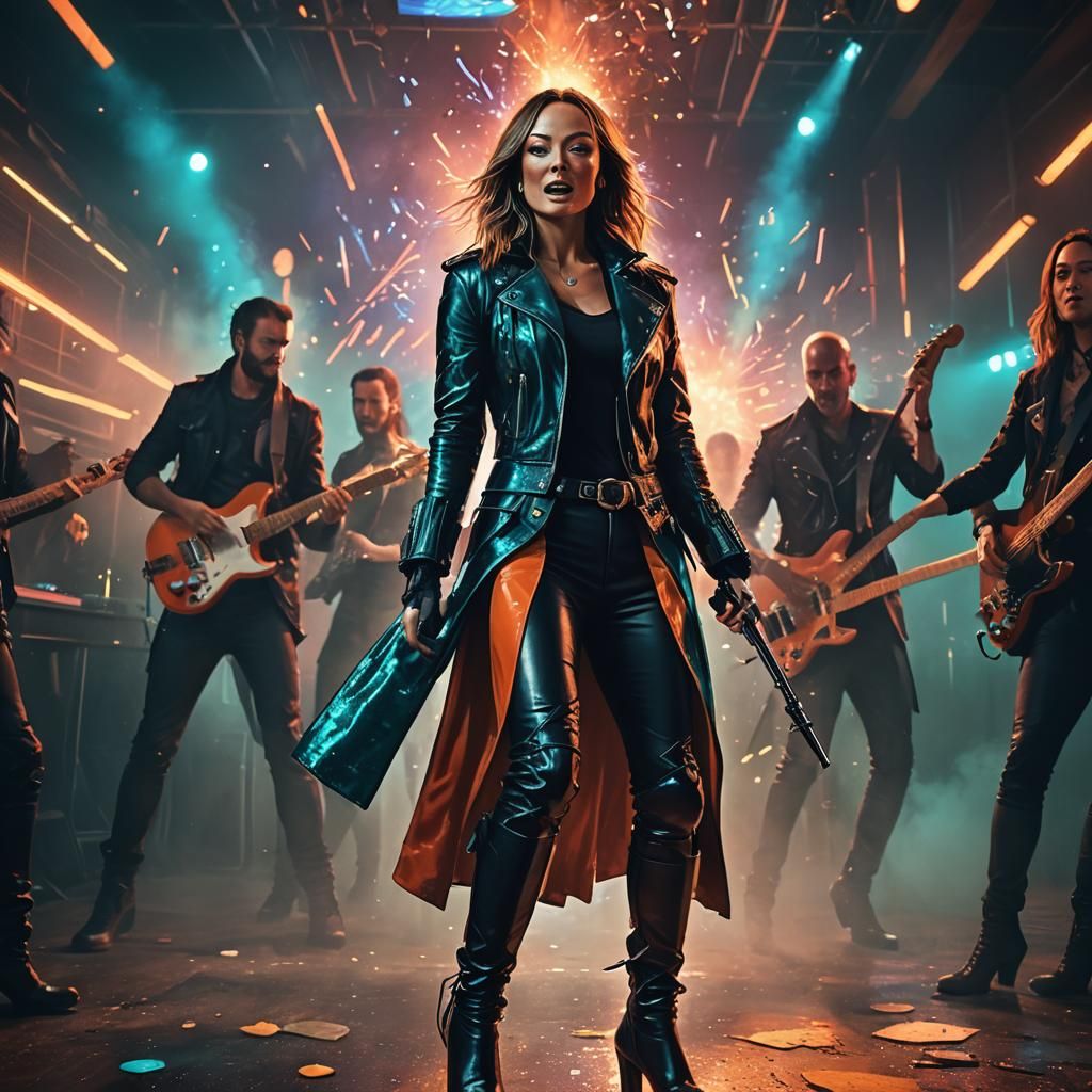 Rock Star Concert in Strasbourg: Hyperrealistic Concept Art