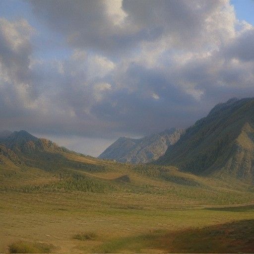 Landscape of Personality in Oil Painting Style