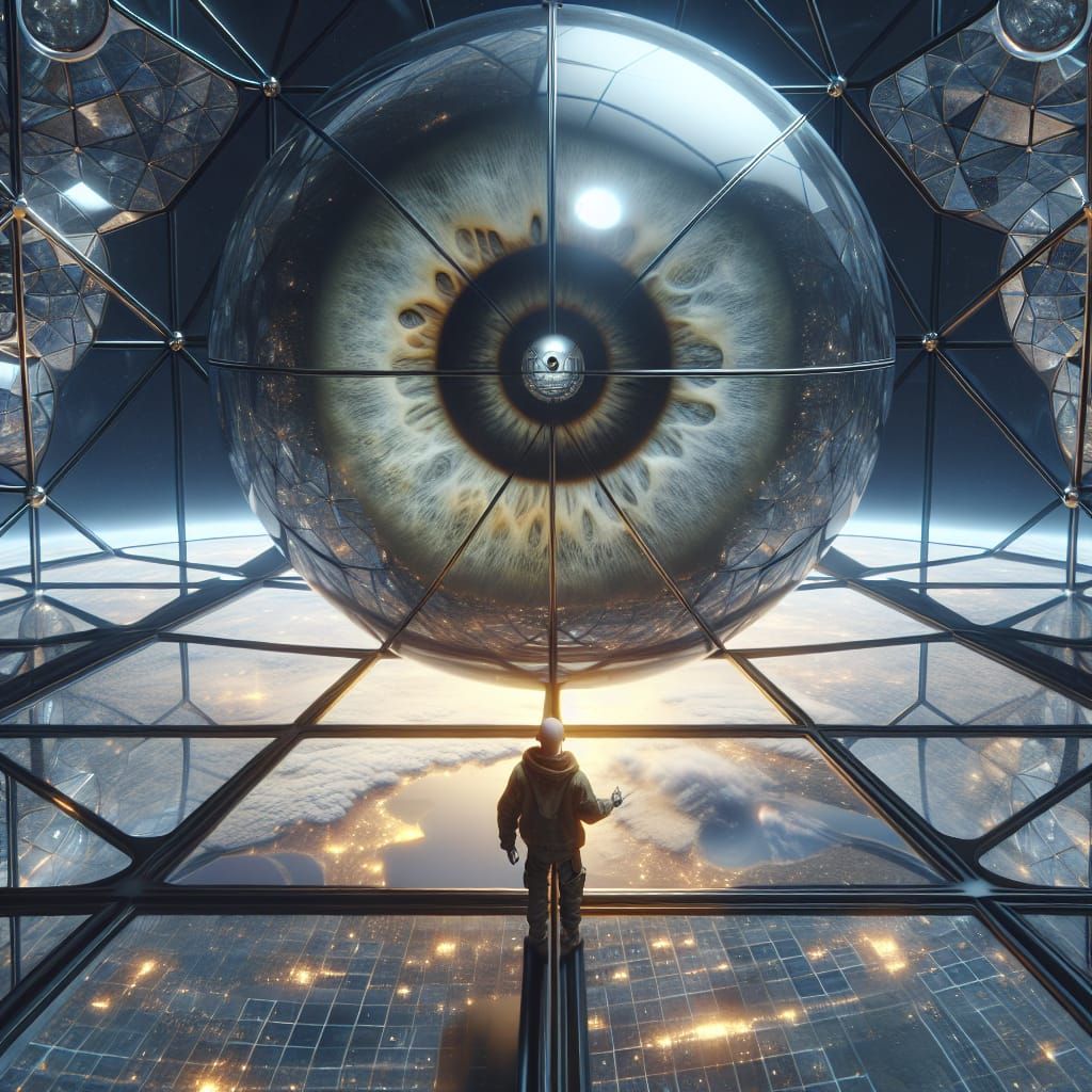 A Very Small Anthropomorphic Entity & An Eyeball in Atmosphe...