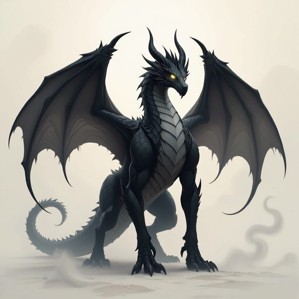 Shadow Dragon Radiating Dark Energy