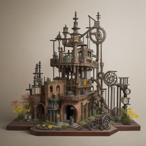 Rube Goldberg Inspired Mechanical Contraption