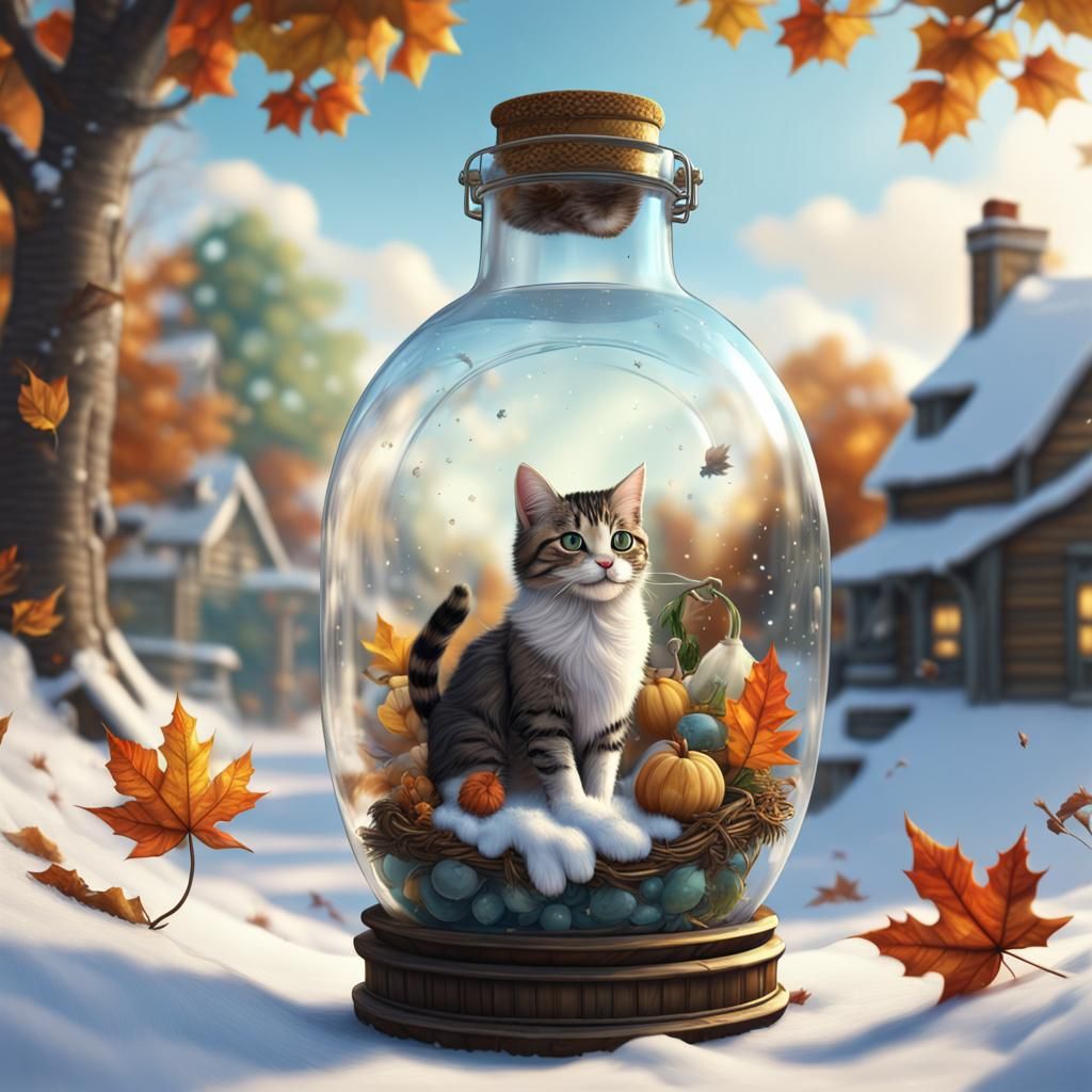 Cats in a Bottle: A Seasonal Fantasy
