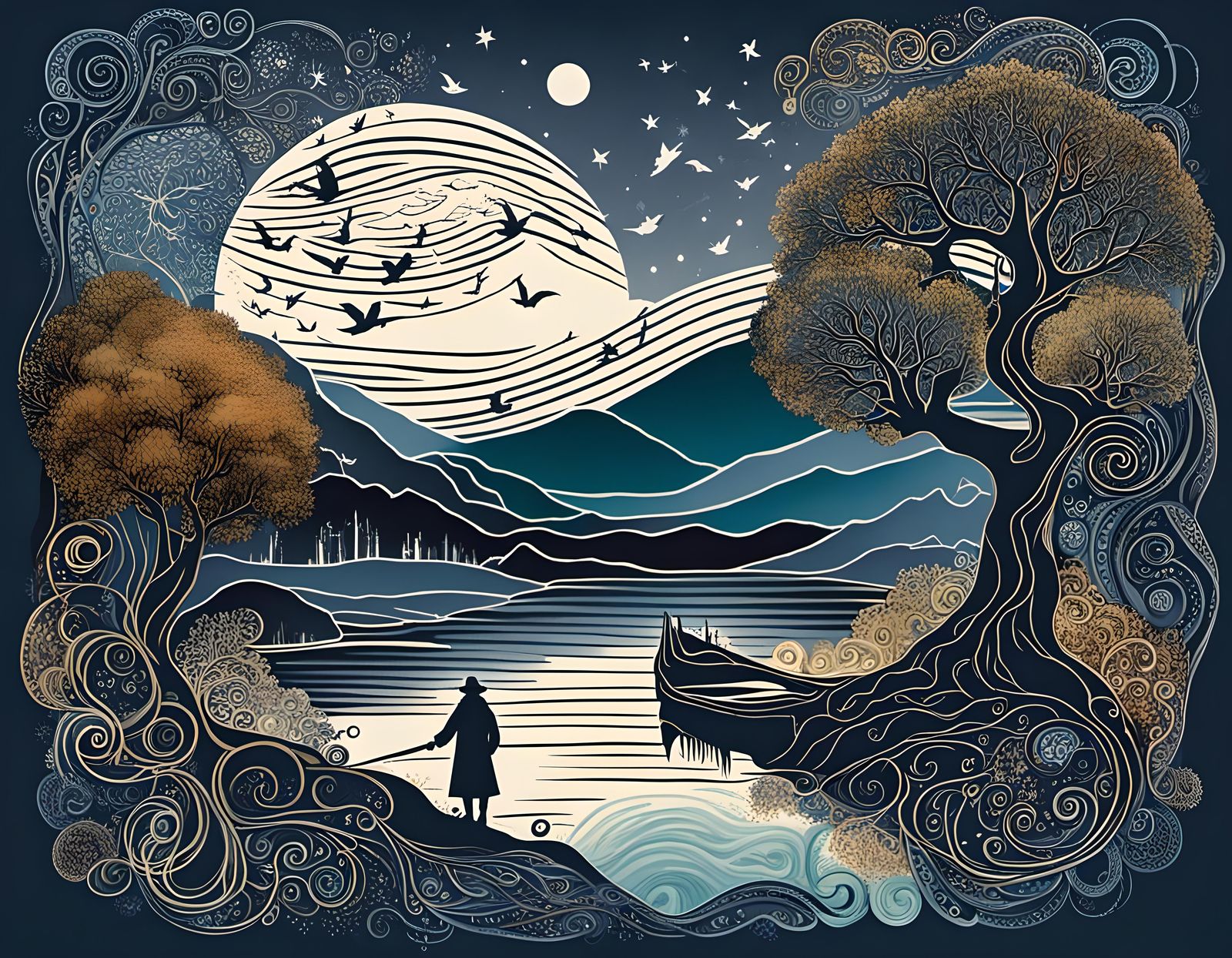 the wandering poet looking for inspiration