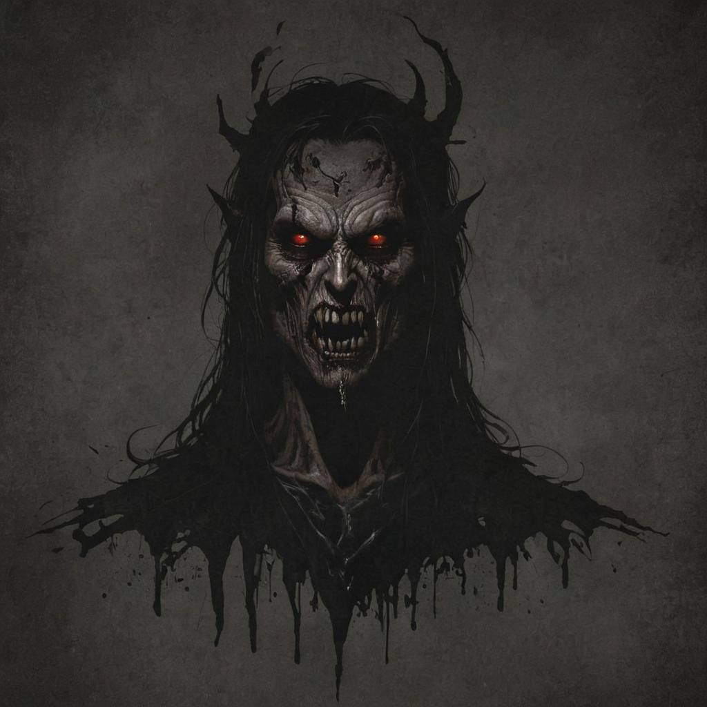 Grimdark Scene in Comic Book Style