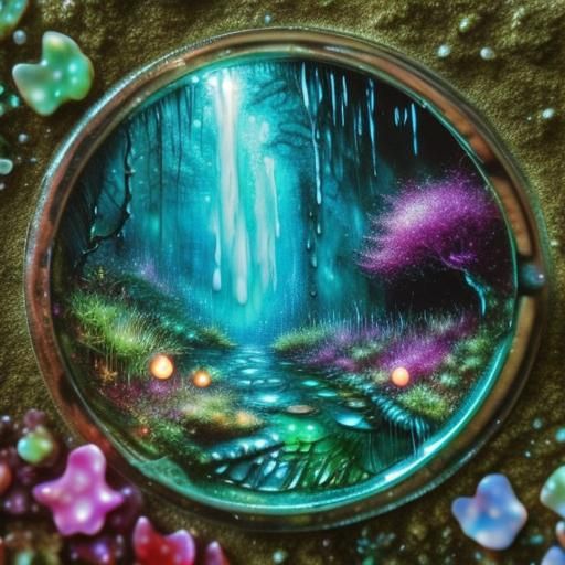 Psychedelic Fairy Sanctuary in Whimsical Valley