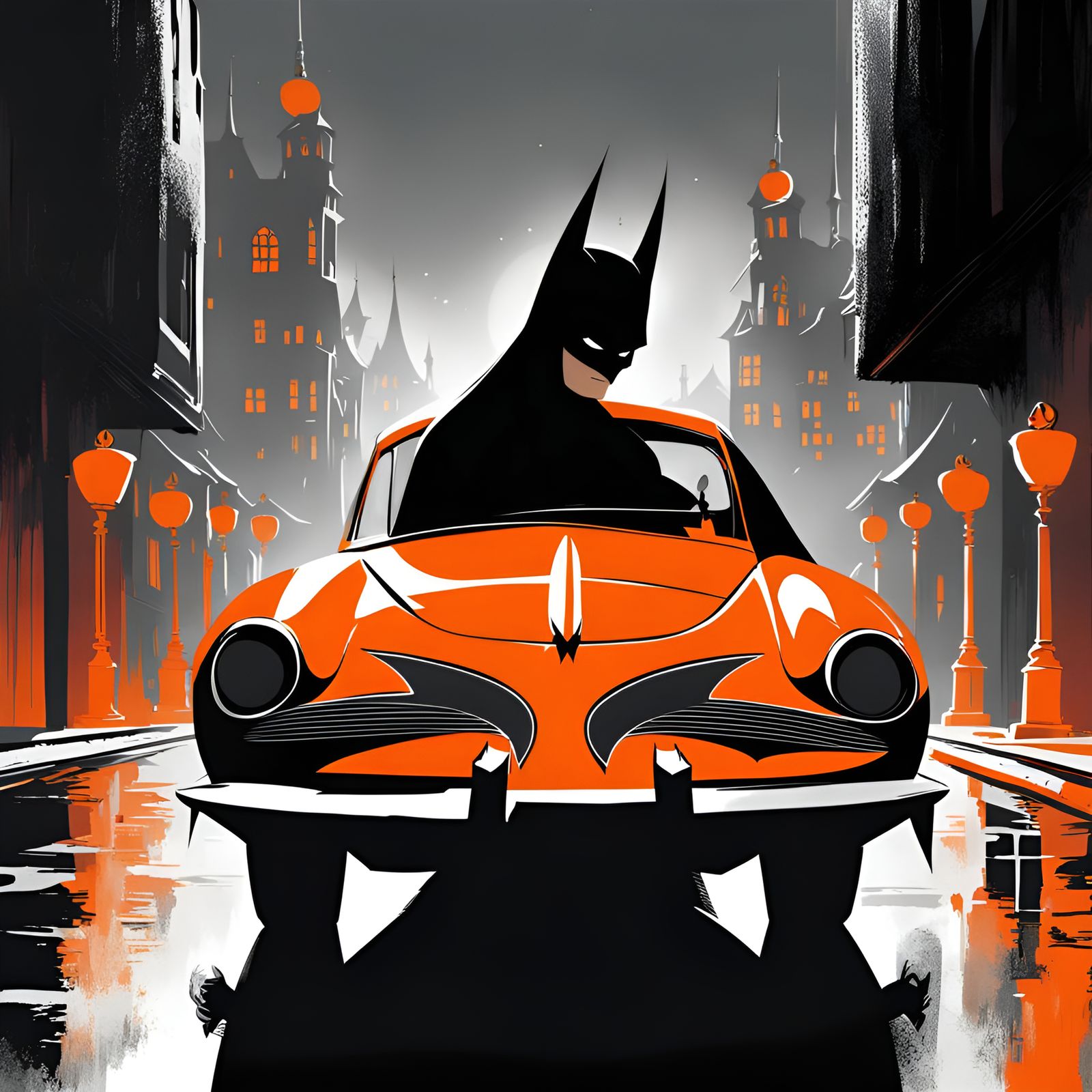 BATMAN: "I think there something wrong with my batmobile"