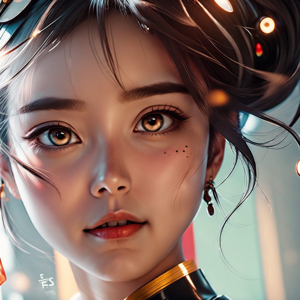 Man Exits Dining Room into Vibrant Ladies' Cloakroom in Cine...