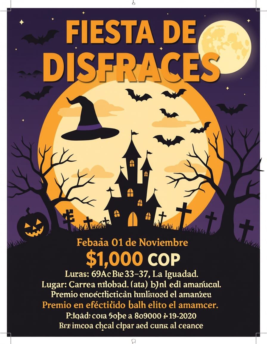 Vintage Halloween Costume Party Invitation