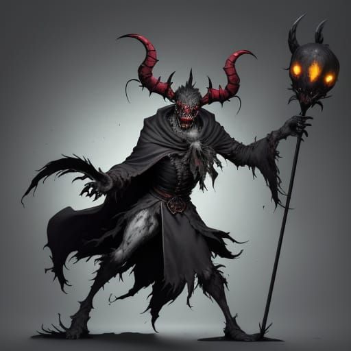 Grotesque Clown-Zombie Harlequin Revenant