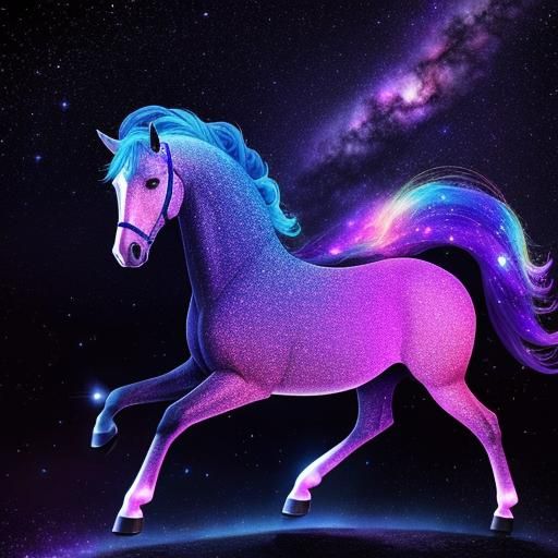 Cosmic Horse Gallops Across the Galaxy