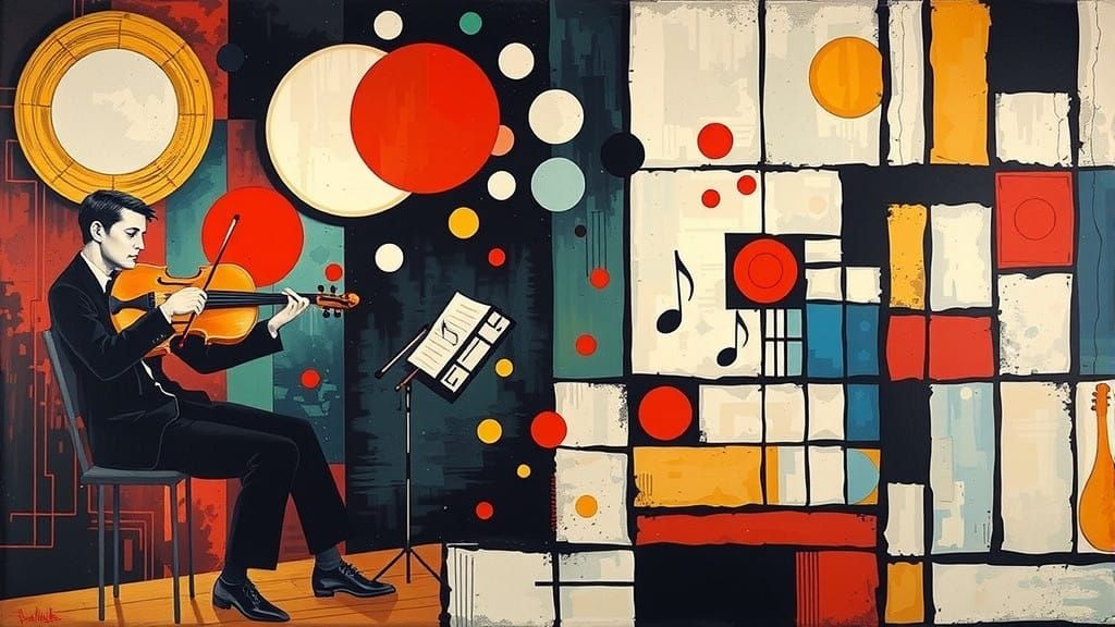 Vibrant Cyberpunk Cityscape in Synesthetic Colors