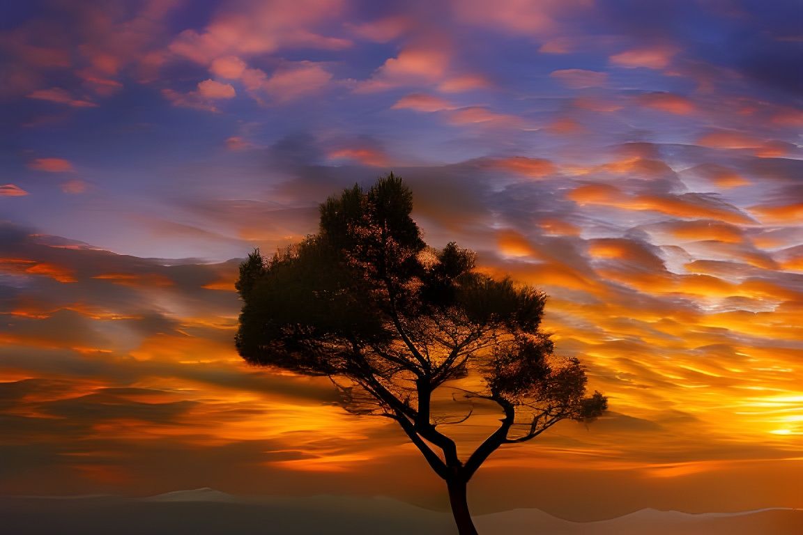 Ice and Volcano Landscape in Golden Hour Light