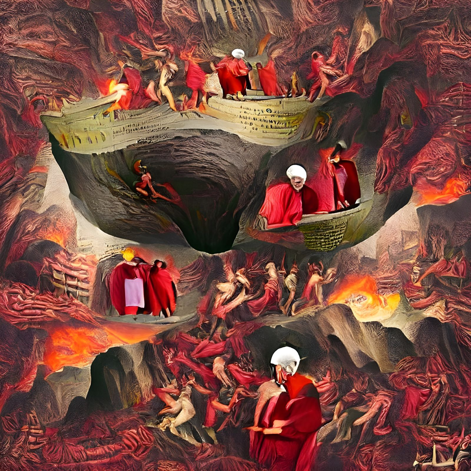 Abstract Inferno: A Vision of Dante's Hell