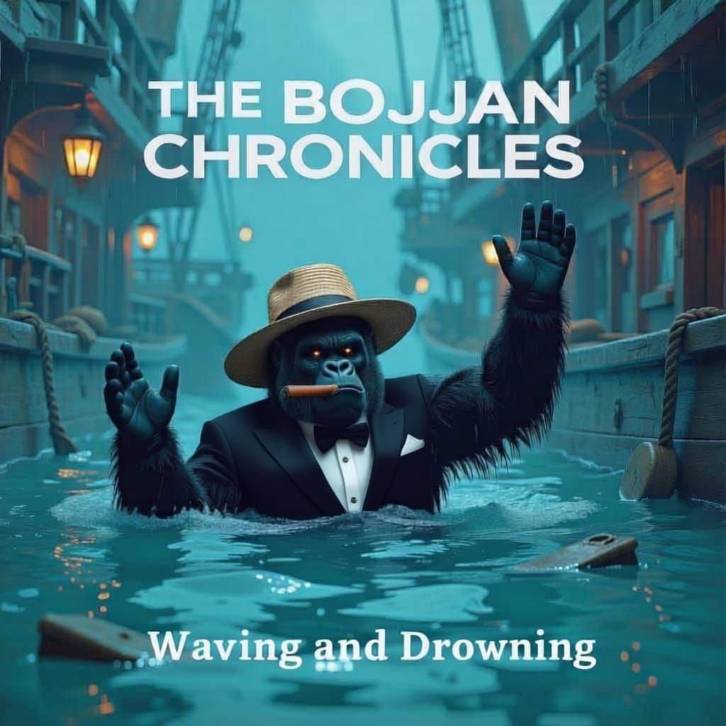 Man Gorilla's Desperate Struggle on Sinking Ship