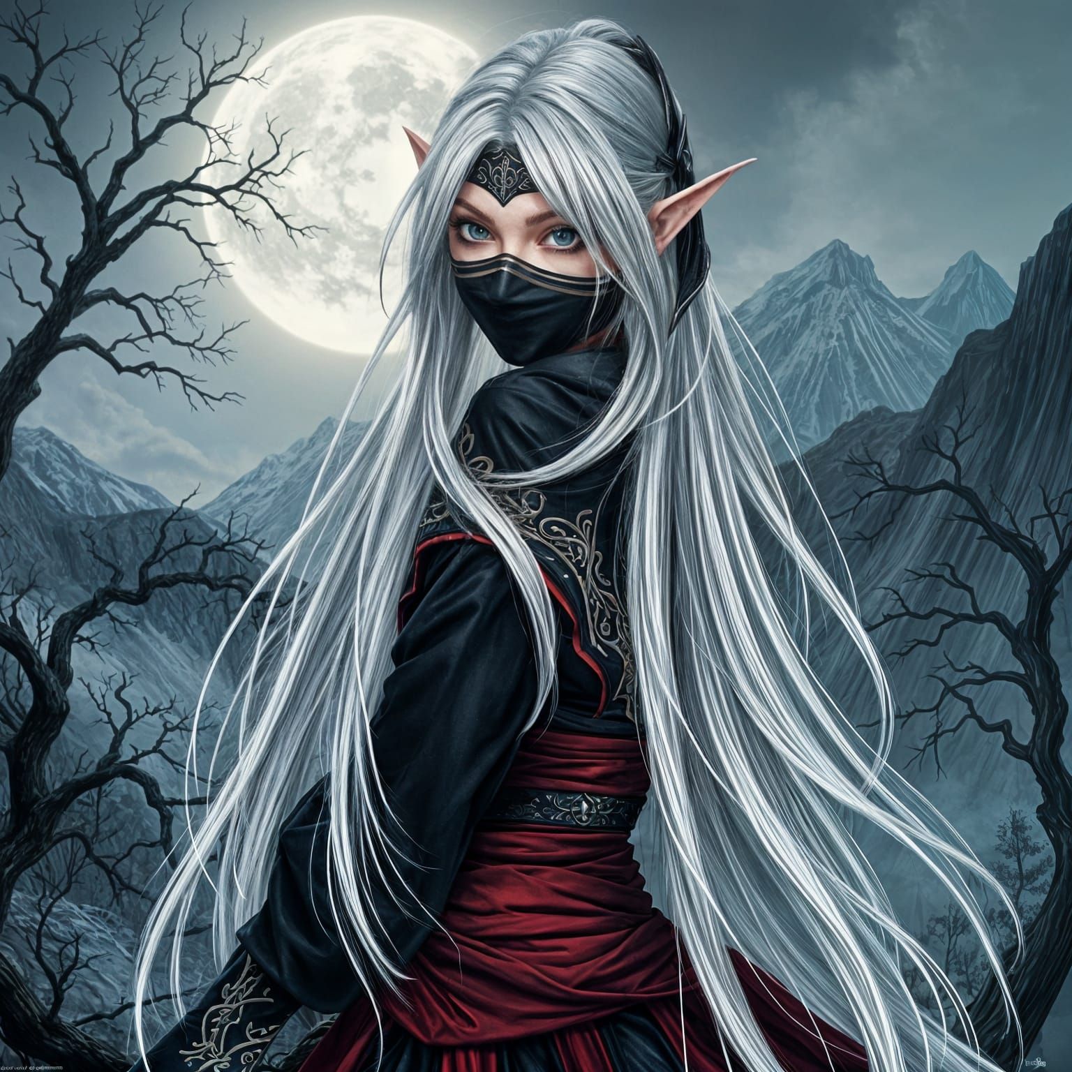 Kylia, the Moon Elf Ninja