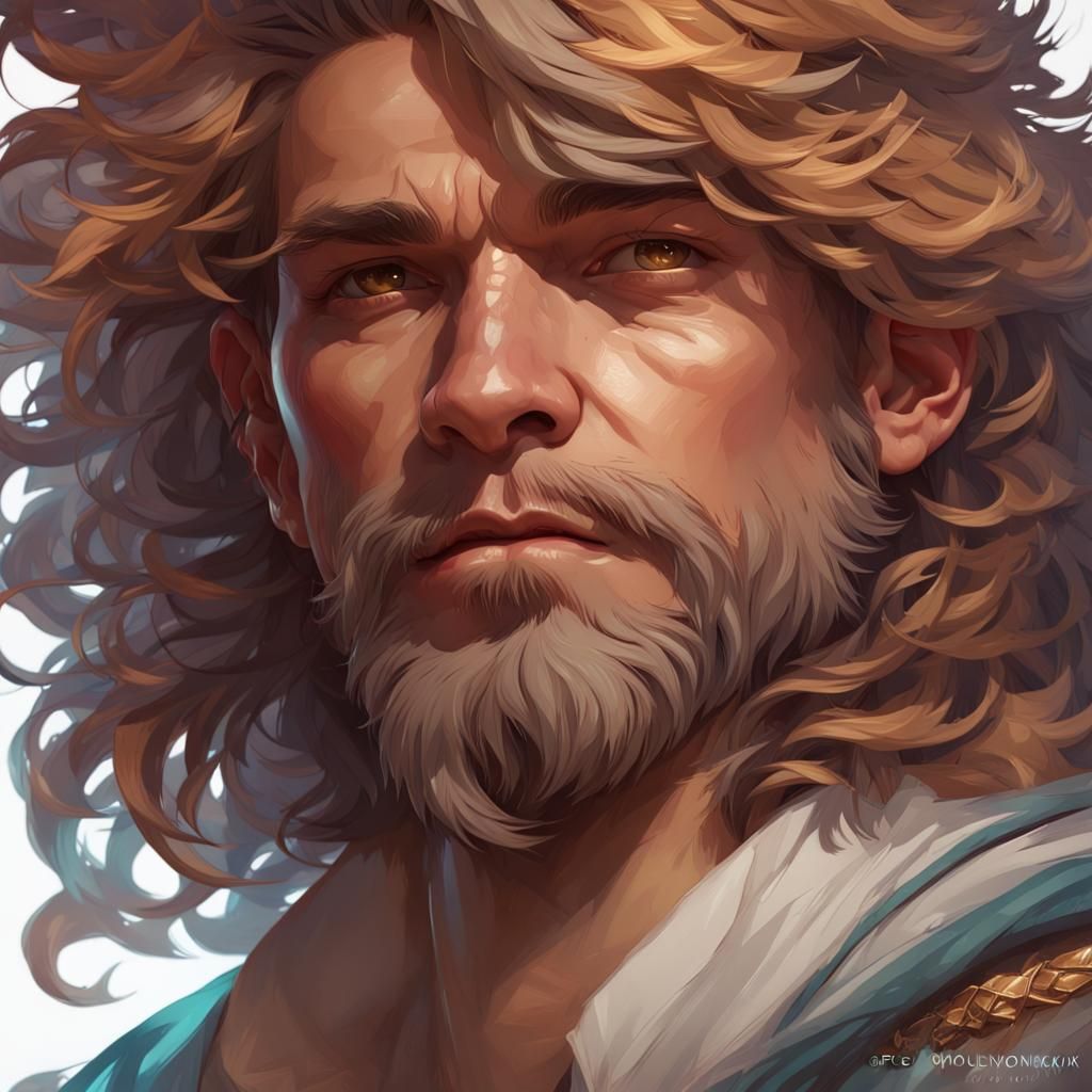 Hyperdetailed Portrait of Leo in Volumetric Lighting