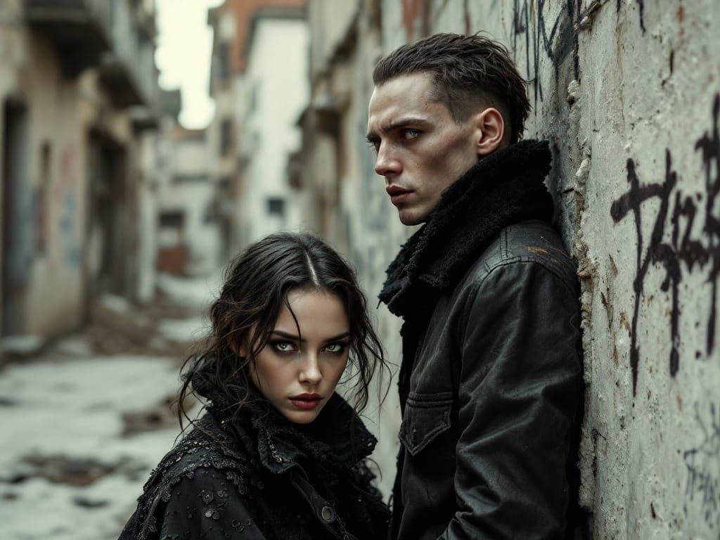 Ethereal Elegance in Urban Decay