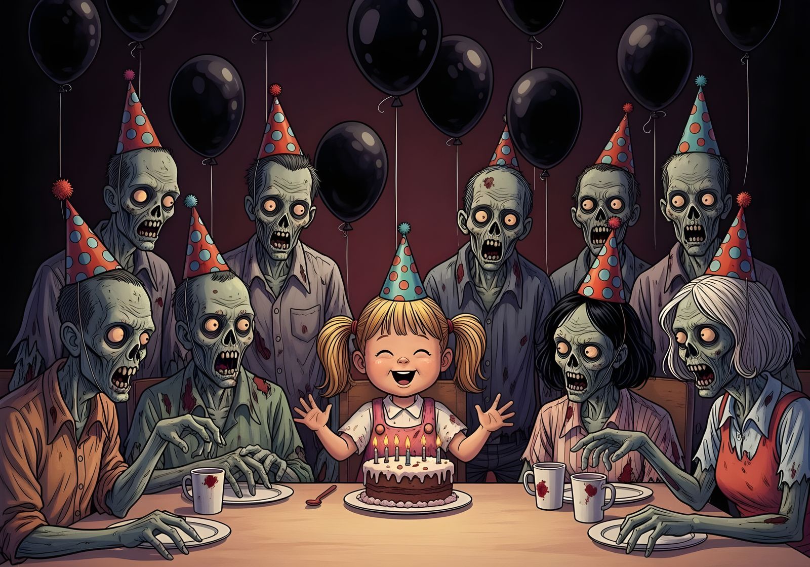 They were always shocked when she came alive on her birthday...