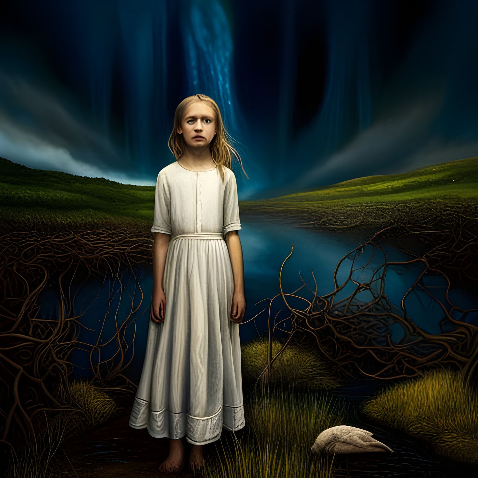 Surreal Reality Drips in Spacetime With Fractal Edges