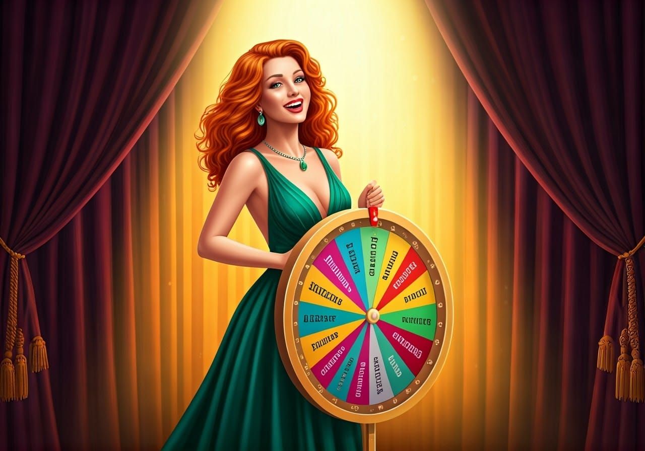 Lucky Redhead Spins Wheel of Fortune