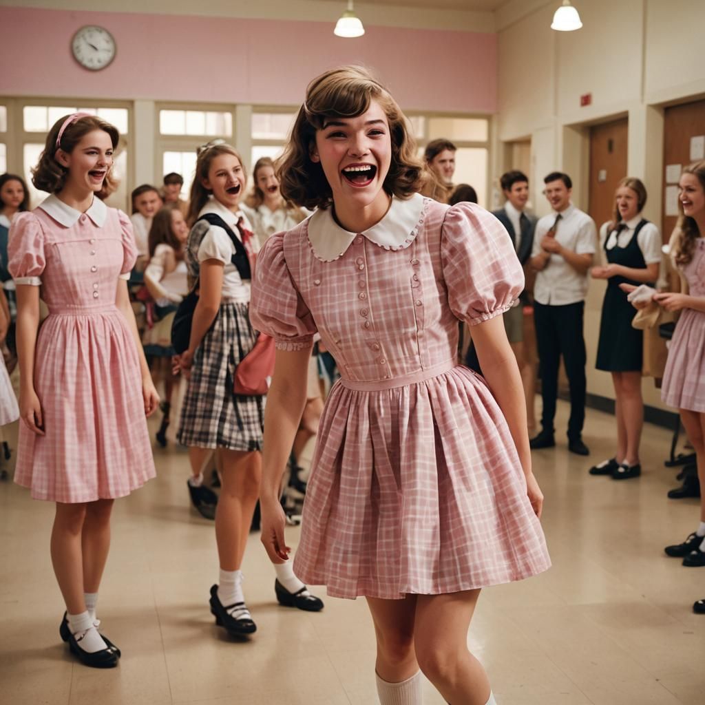 Boy in Babydoll Dress, Cinematic Film Still