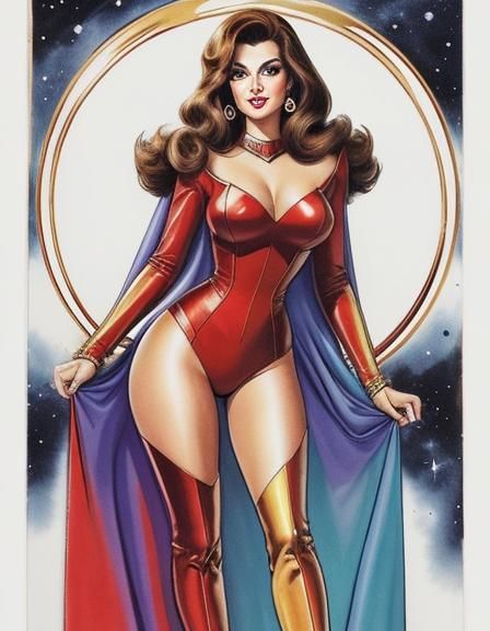 Raquel Welch as Retro-SciFi Space Woman