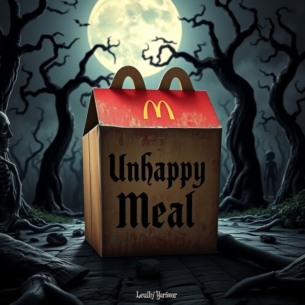 Gothic McDonald's "unhappy meal" 🖤