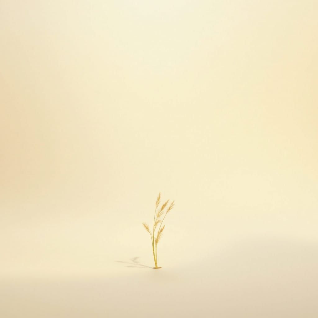 Minimalist Empty Scene with Soft Light and Gentle Gradient