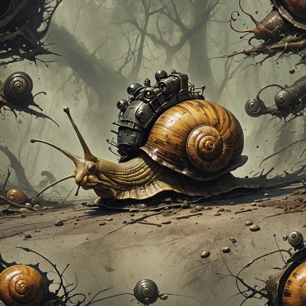 Sinister Snail of Slow Death: A Grim Fantasy