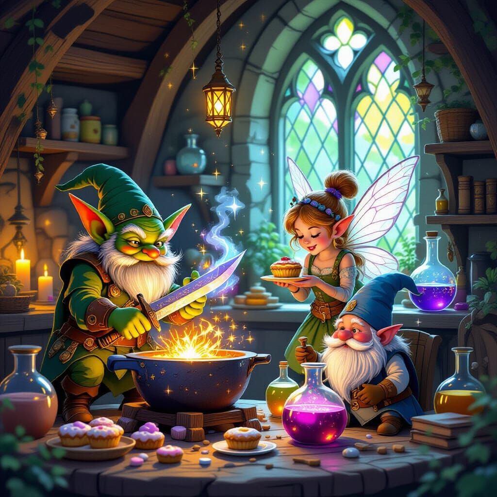 Fantastical Occupations in Storybook Illustration Style