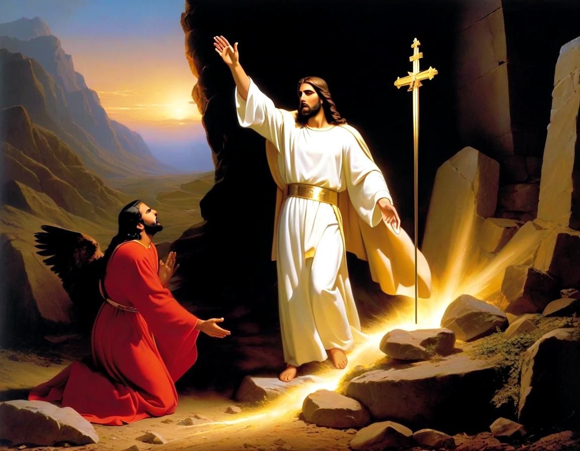 Christian Hymn Cross Design