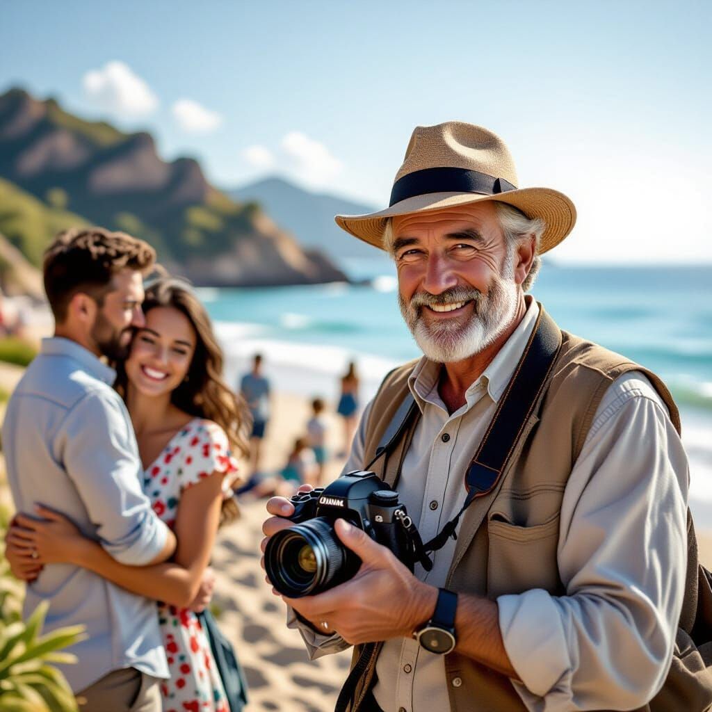 Photographer Captures Seaside Wedding Moment in Hyperrealism