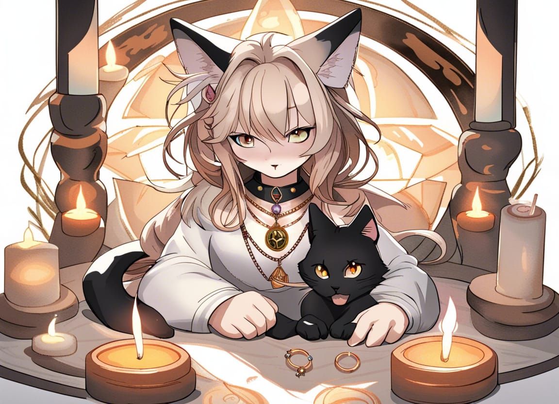 random cat girl I didn't mean to make