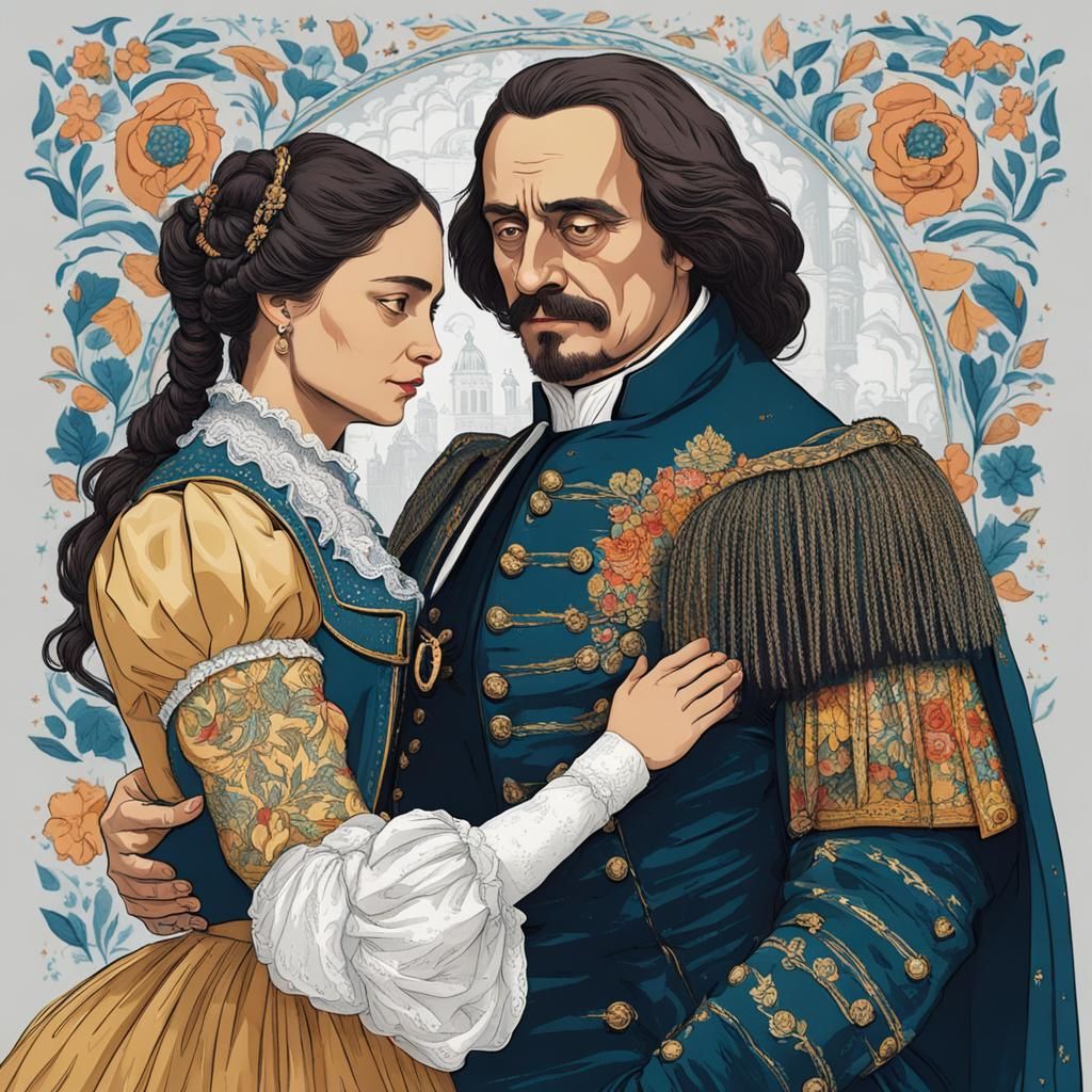 Peter the Great's Animated Embrace of Eudoxia