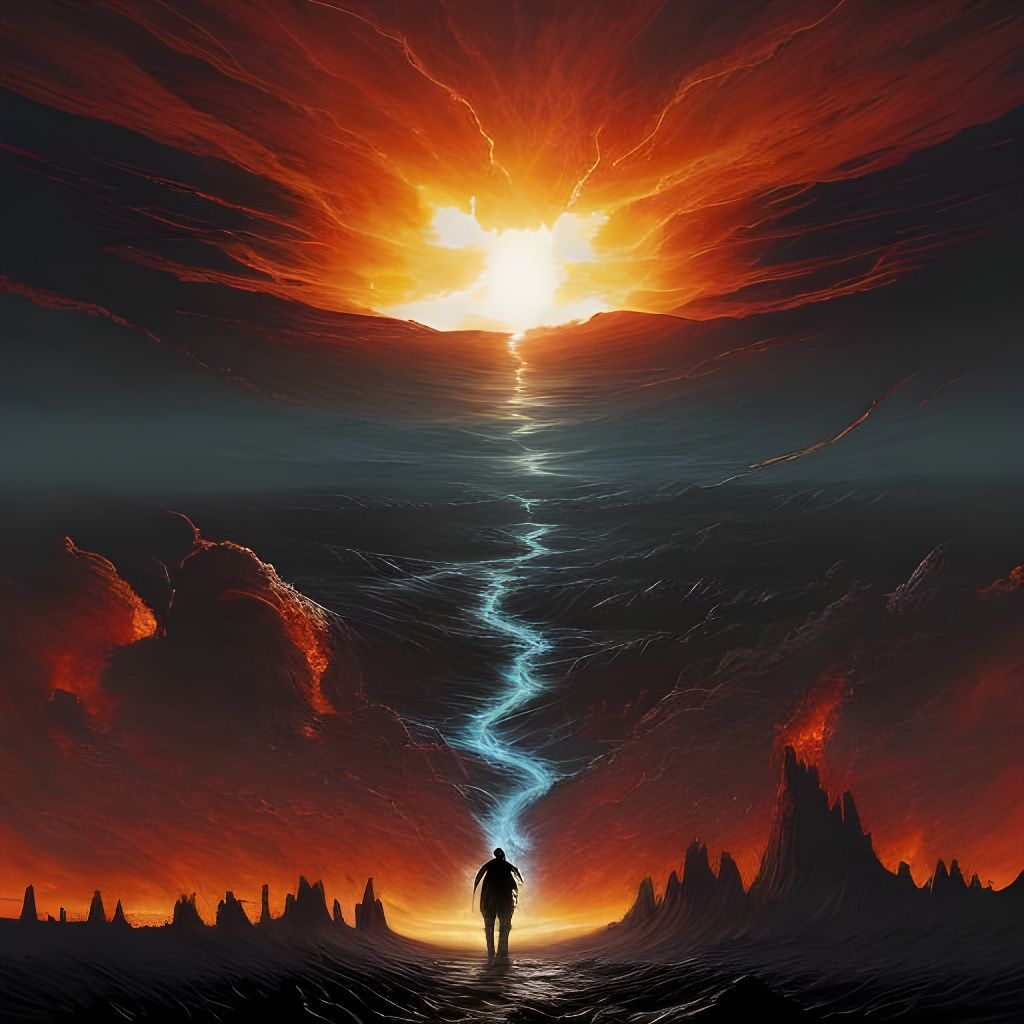 Apocalyptic Divine Judgment: Fiery Skies and Earthquakes