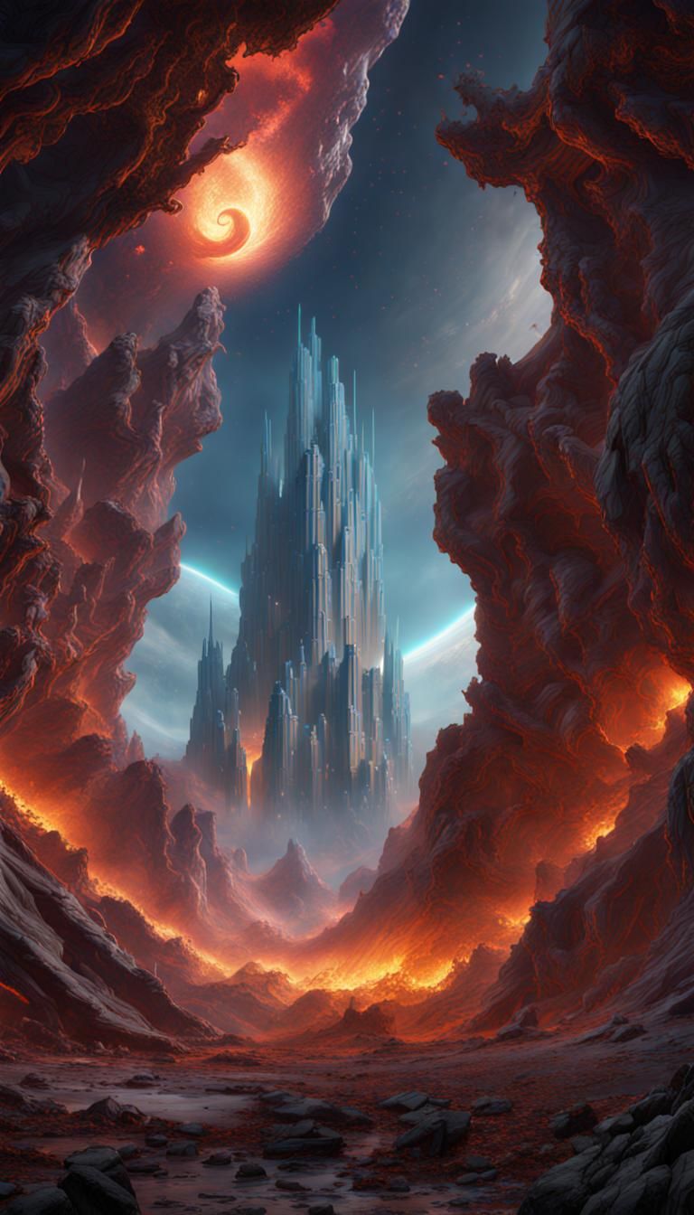 Spectacular Core Collapse Supernova: Detailed Matte Painting