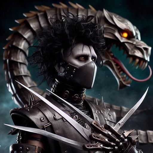 Edward Scissorhands Meets Baraka: AI Mashup